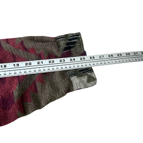 C.E. Schmidt Workwear Aztec Flannel Fleece Shirt Jacket Men’s 2X Shacket Multi - Picture 8 of 9